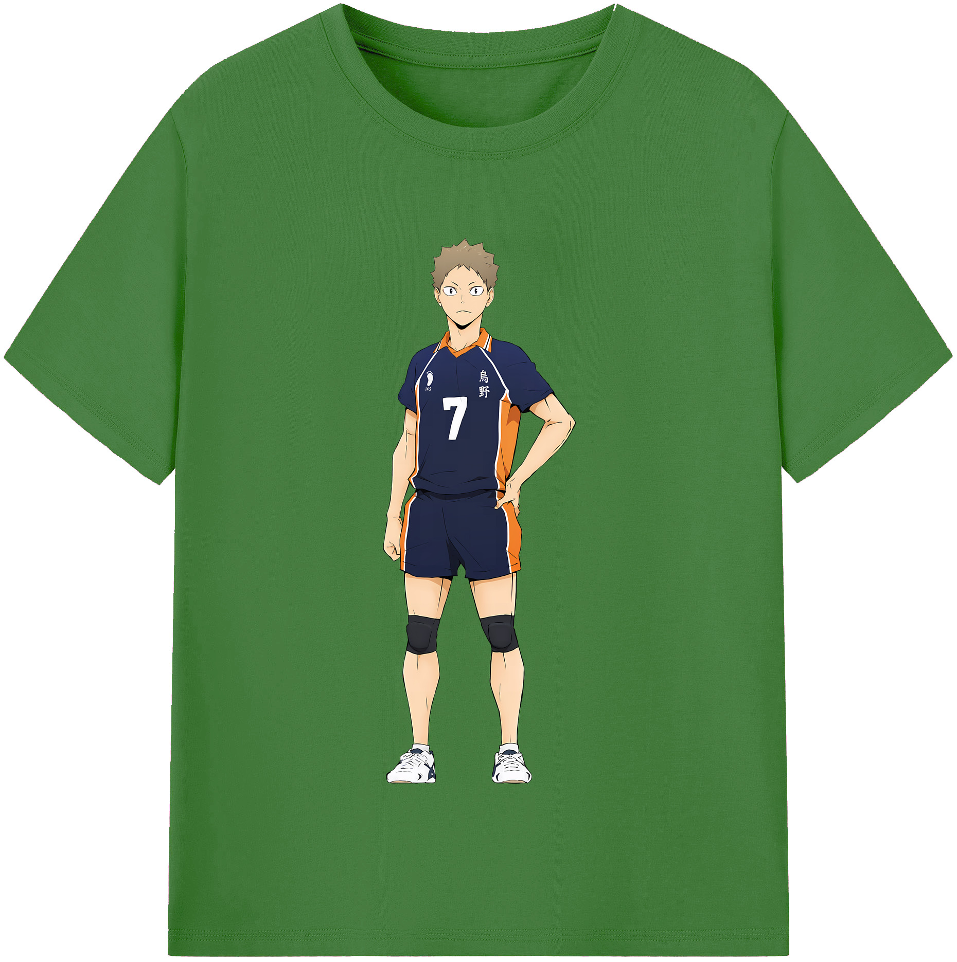 （画像用） ハイキュー!! Haikyu!! レディースカジュアルプリントTシャツ（綿100％）